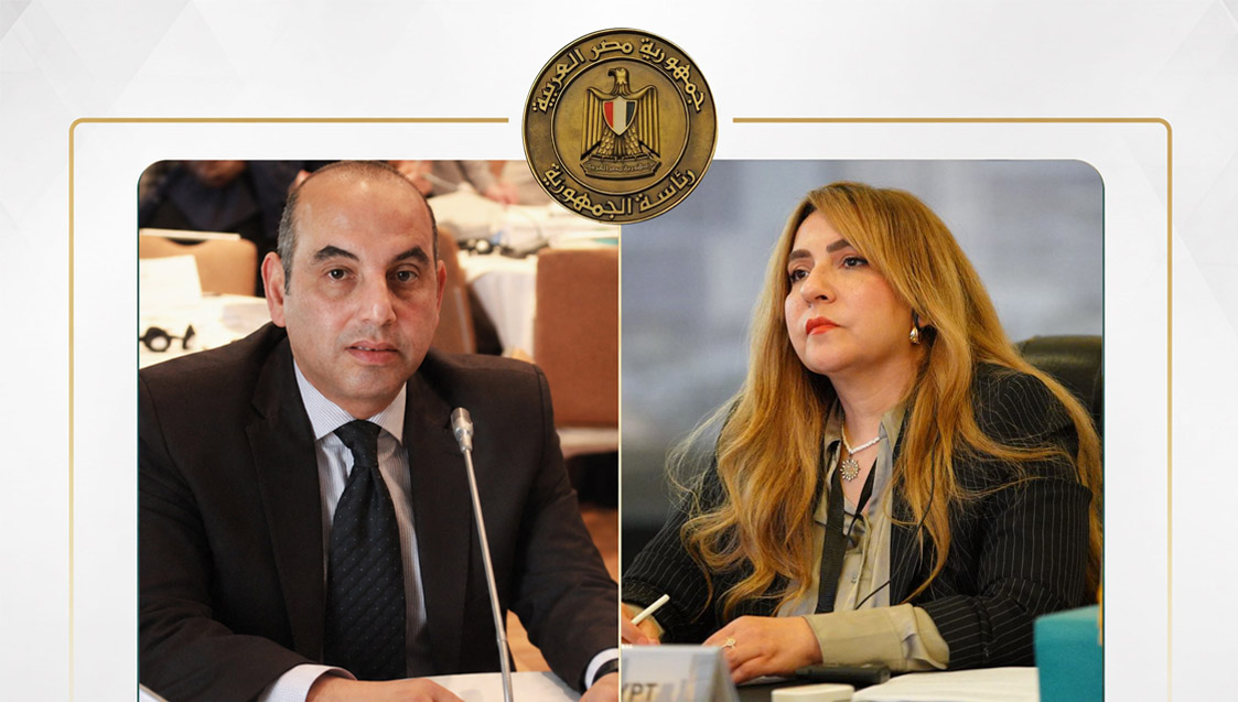 تعيين المستشار سامح أبوكنة والأستاذة منال محمد خيري نائبين لرئيس الجهاز المركزي للمحاسبات